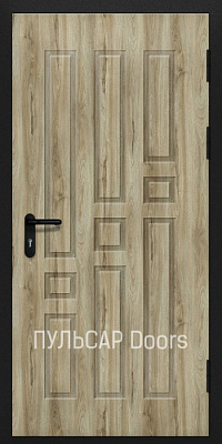 Деревянная однопольная дверь из мдф "Дизайн" серии