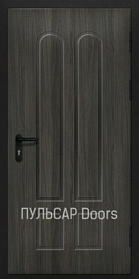 Деревянная одностворчатая дверь из мдф "Дизайн" серии