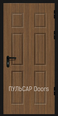 Филенчатая железная дверь с МДФ Kindle Feu dolomite
