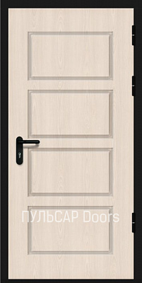 Одностворчатая противопожарная дверь с покрытием шпонированной панели – купить, заказать по выгодной цене от 23634 руб.