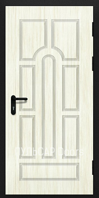 Однопольная деревянная дверь из мдф серии "Дизайн"