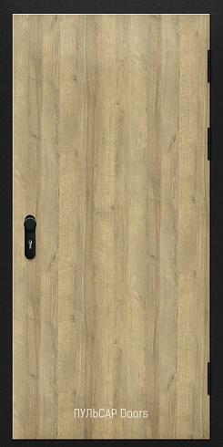 Дверь деревянная серии «Бюджет» с МДФ с порогом