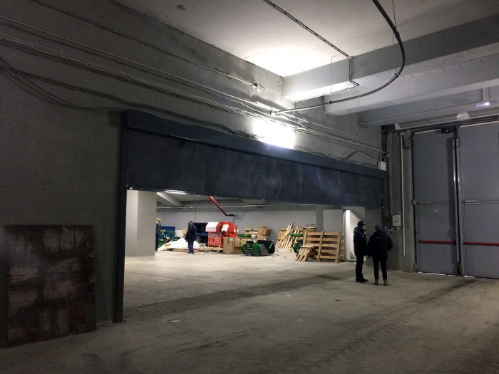 Очередная поставка и установка противопожарных штор на стадион «Зенит»