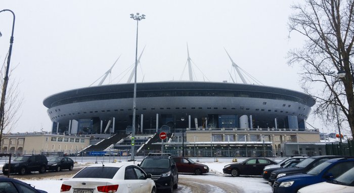 Большой объем работ на «стройке века» — стадионе «Зенит»