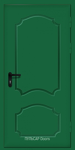 Однопольная деревянная дверь из крашенного мдф серии "Бизнес"