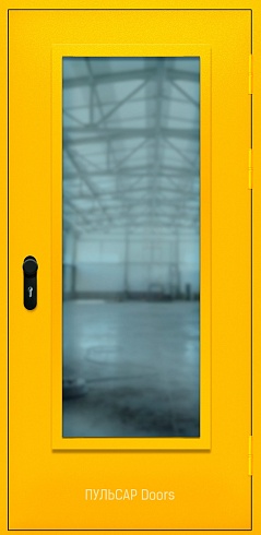 Противопожарная дверь ei60 одностворчатая RAL-1003 – купить, заказать по выгодной цене от 28060 руб.