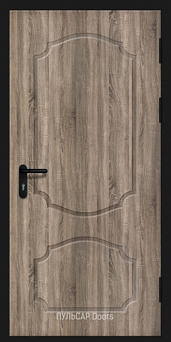 Одностворчатая деревянная филенчатая дверь из МДФ