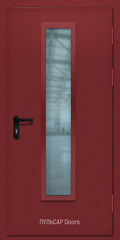 Однопольная противопожарная дверь EI 60 с двухсторонней порошковой отделкой – купить, заказать по выгодной цене от 25974 руб.