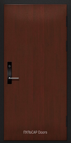 Деревянная одностворчатая дверь EI60/42Rw из мдф для гостиниц