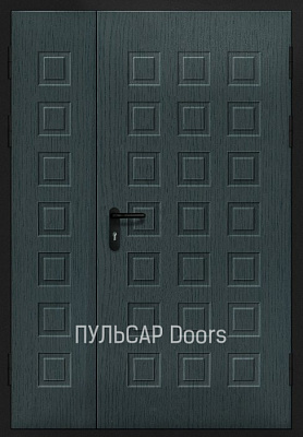Полуторная железная дверь с отделкой из шпона – купить, заказать по выгодной цене от 38376 руб.