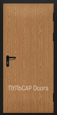 Дверь деревянная серии «Бюджет» с накладкой МДФ с порогом