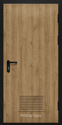 Огнестойкая дверь ei 60 однопольная c решеткой из МДФ Equinox без фрезеровки – купить, заказать по выгодной цене от 23660 руб.