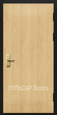 Однопольная деревянная дверь EI30/38Rw из мдф для гостиниц