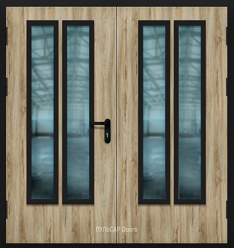 Двупольная противопожарная дверь стальная Sesame – купить, заказать по выгодной цене от 51700 руб.