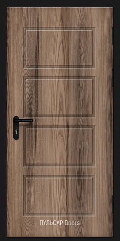 Однопольная дверь филенчатая с отделкой мдф