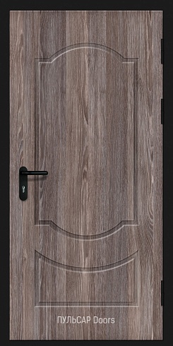 Дверь деревянная одностворчатая филенчатая из МДФ