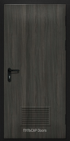Огнестойкая дверь ei 60 однопольная c решеткой из МДФ Audacity Audace без фрезеровки – купить, заказать по выгодной цене от 23660 руб.