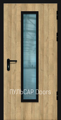 Огнезащитная однопольная дверь Mistral без порога с прямоугольным стеклом – купить, заказать по выгодной цене от 28190 руб.