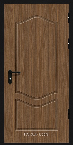 Деревянная глухая противопожарная дверь серии «Бизнес» с отделкой МДФ Kindle Feu dolomite