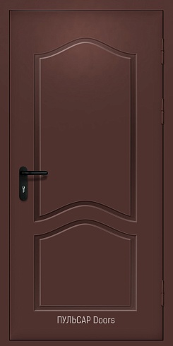 Одностворчатая деревянная дверь из крашенного МДФ