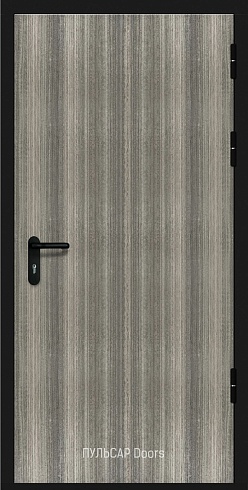 Одностворчатая дверь с отделкой панели HPL