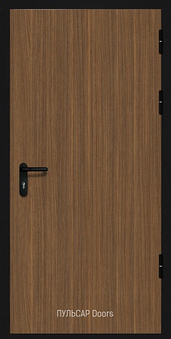 Однопольная дверь для бизнес-центра из МДФ Kindle Feu без фрезеровки