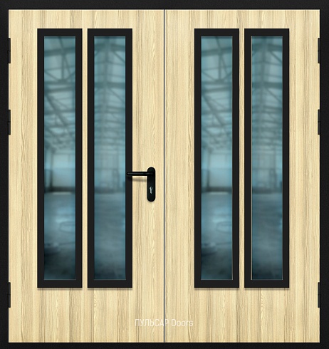 Двупольная противопожарная дверь стальная Acacia – купить, заказать по выгодной цене от 51020 руб.