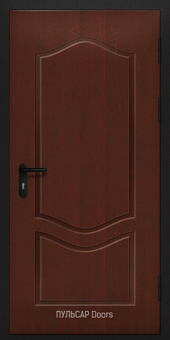 Однопольная дверь с отделкой мдф серии "Дизайн"