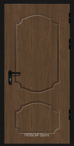 Звукоизоляционная входная дверь EI60 42Rw для гостиниц с МДФ Luxe brushedElm