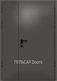 Полуторная противопожарная дверь без порога  с порошковым покрытием – купить, заказать по выгодной цене от 35334 руб.