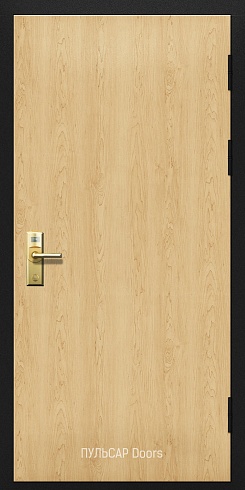 Однопольная деревянная дверь EI30/38Rw из мдф для гостиниц