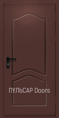 Одностворчатая деревянная дверь из крашенного МДФ