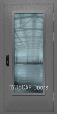 Противопожарная стеклянная дверь однопольная – купить, заказать по выгодной цене от 29484 руб.
