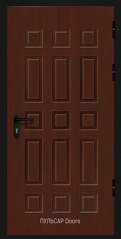 Филенчатая дверь с накладкой МДФ Port-Maple Porto-lrable
