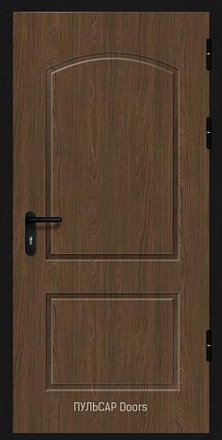 Звукоизоляционная дверь с двухсторонней отделкой МДФ Luxe brushedElm