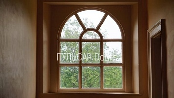Окно в исторические здания 1300 х 1600, стеклопакет 38 мм