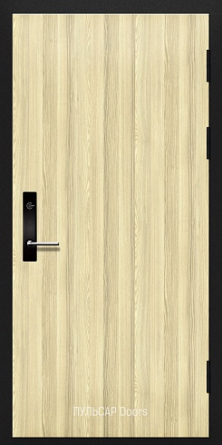 Дверь деревянная однопольная EI30/38Rw из МДФ для гостиниц