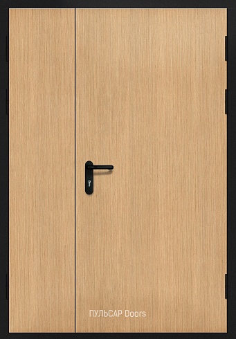 Полуторная деревянная дверь серии "Бюджет"