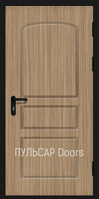 Дверь деревянная однопольная филенчатая из МДФ