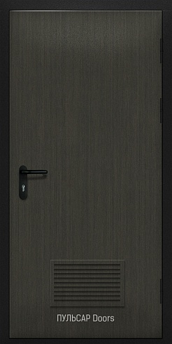 Огнестойкая дверь ei 60 однопольная c решеткой из МДФ Storm_Tempte без фрезеровки – купить, заказать по выгодной цене от 23660 руб.