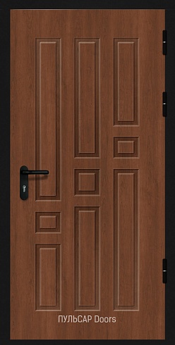 Звукоизоляционная железная дверь с отделкой МДФ Bourbon-Cherry Cerisier-Bourbon