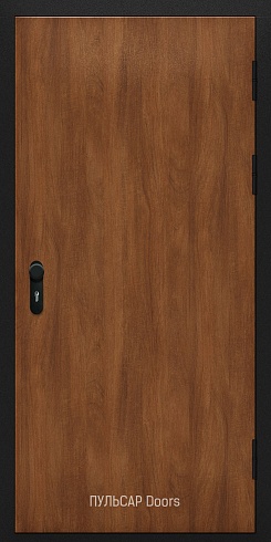 Дверь деревянная однопольная серии «Бюджет» из МДФ с порогом