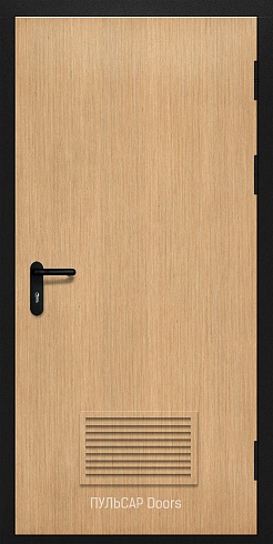 Огнестойкая дверь ei 60 однопольная c решеткой из МДФ Legno-Light без фрезеровки – купить, заказать по выгодной цене от 23660 руб.