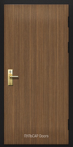 Однопольная деревянная дверь EI60/42Rw из мдф для гостиниц