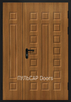 Металлическая дверь МДФ для использования в отеле