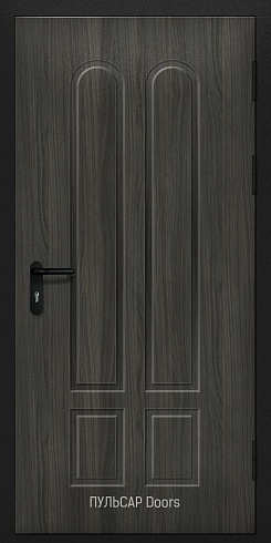 Деревянная одностворчатая дверь из мдф "Дизайн" серии
