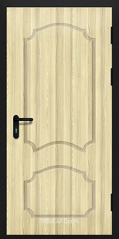 Дверь деревянная одностворчатая серии «Дизайн» из МДФ