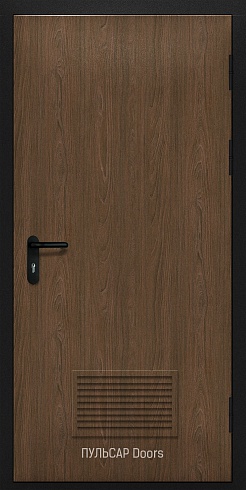 Огнестойкая дверь ei 60 однопольная c решеткой из МДФ Luxe_Luxe без фрезеровки – купить, заказать по выгодной цене от 23660 руб.