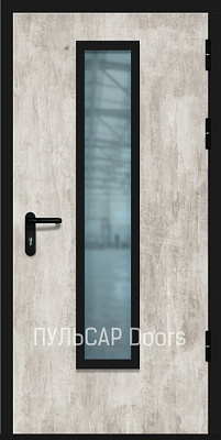 Одностворчатая деревянная дверь из CPL панели