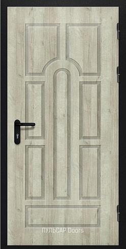 Дверь для аппартаментов  с двухсторонней отделкой МДФ с порогом